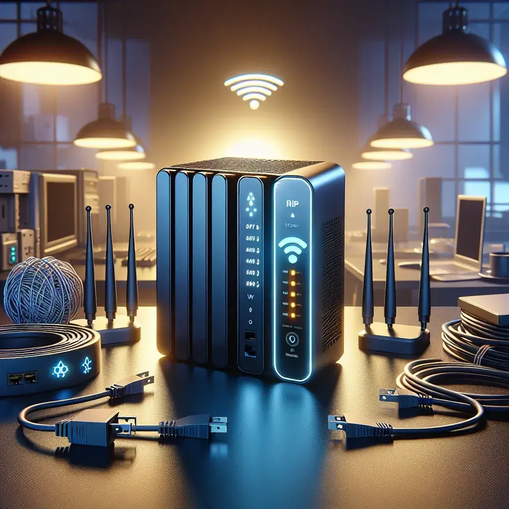 How do you set up a modem for a guest network?